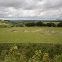 Old Sarum, the old cathedral