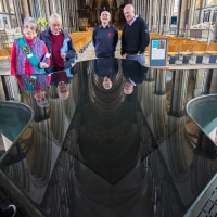 Salisbury Cathedral font designed by William Pye