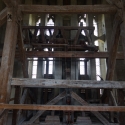 Salisbury Cathedral tower tour. The actual chimes on the next floor up.