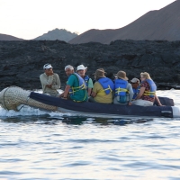 Ecuador, Galapagos. Santiago Island (Sullivan Bay)