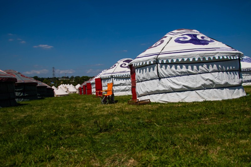 Glastonbury 2022, Love Fields Yurts