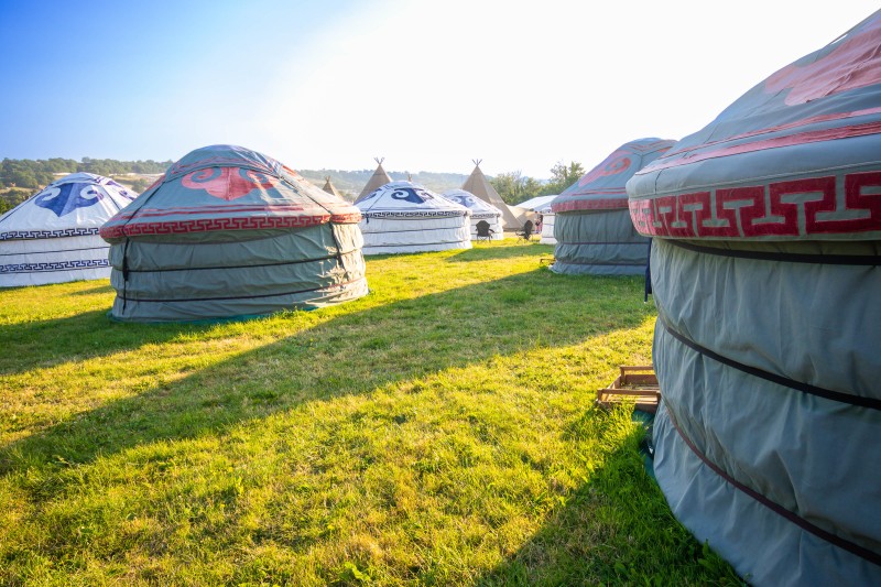 Glastonbury 2022, Love Fields Yurts