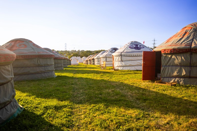 Glastonbury 2022, Love Fields Yurts