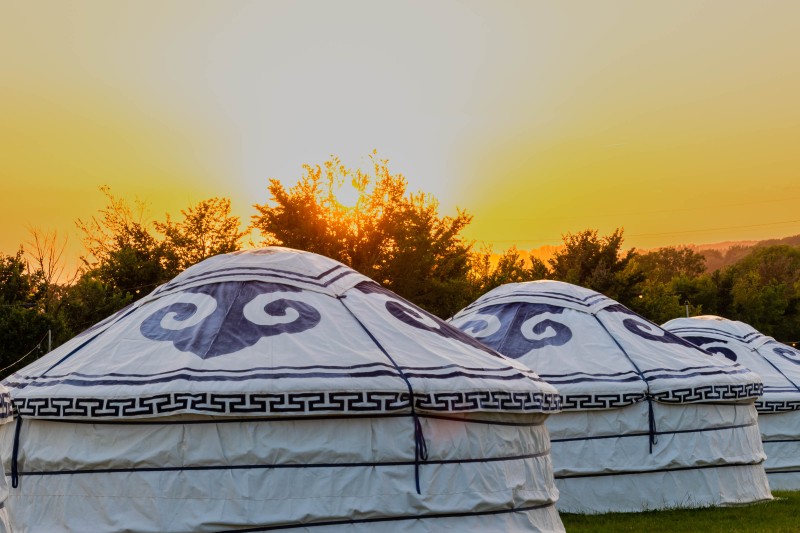 Glastonbury 2022, Love Fields Yurts