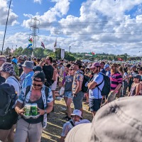 Pyramid stage when Elbow were playing