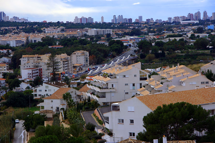 Benidorm from Altea