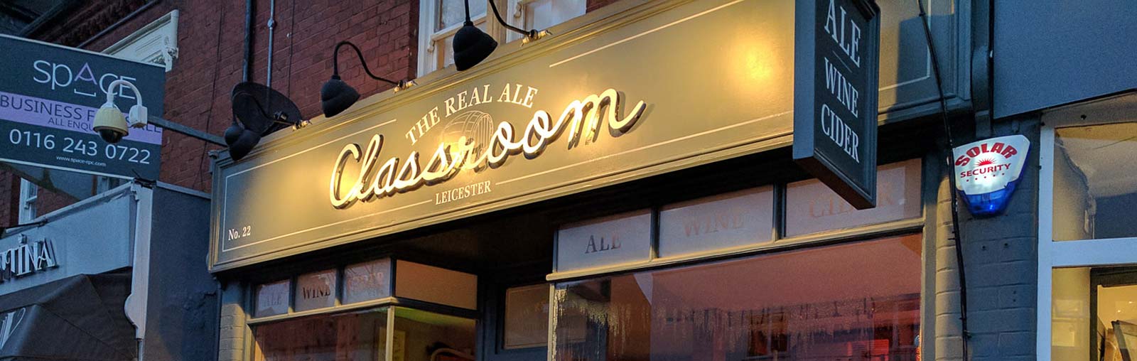 Leicester The classromm real ale pub