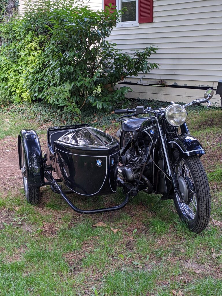 BMW motorcycle and sidecar