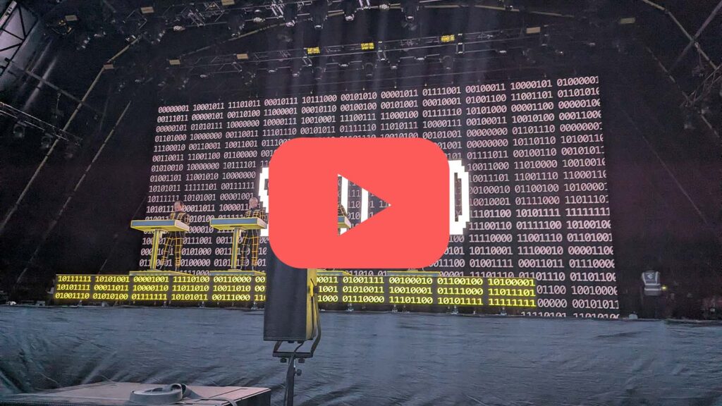Kraftwerk playing at the Forever Now 2025 festival in Milton Keynes on the 22nd June 2025