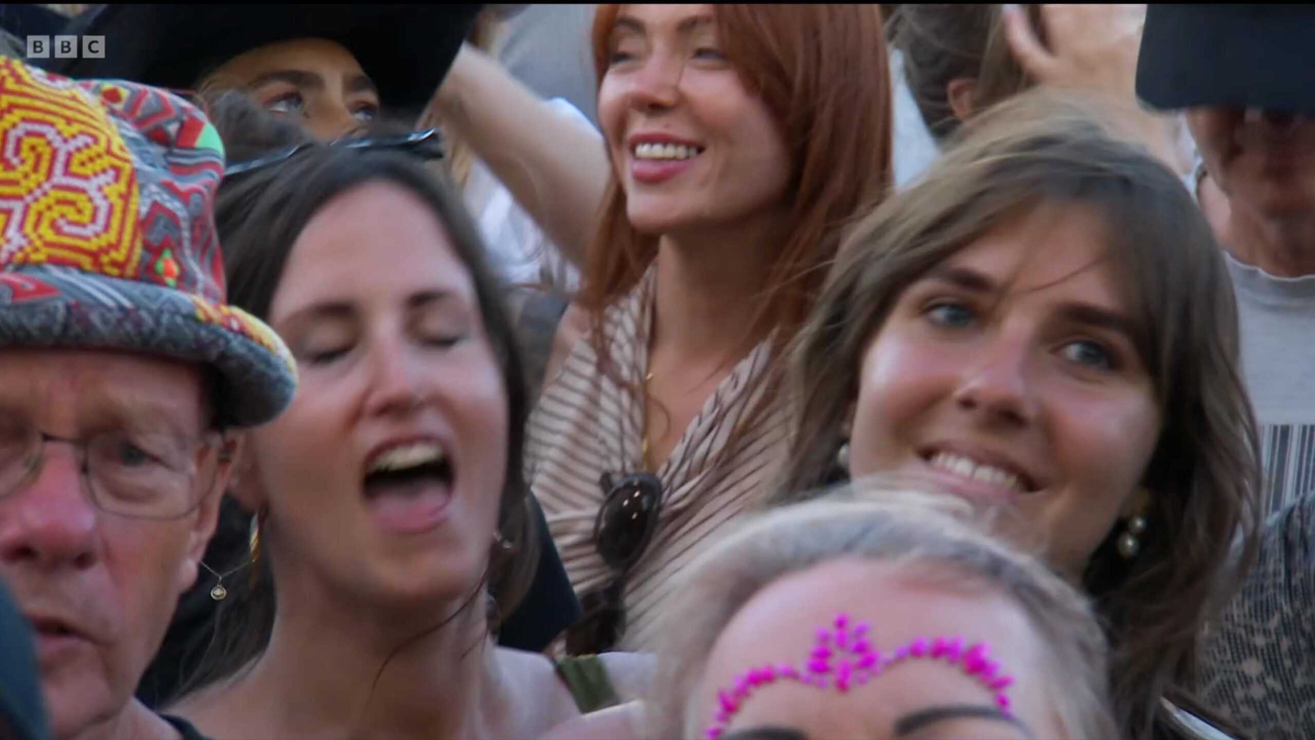 Me at Glastonbury Listening to Alanis Morissette
